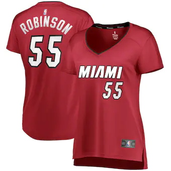 womens fanatics branded duncan robinson red miami heat fast-224